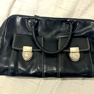 Vintage Black Daniel Leather Bag
